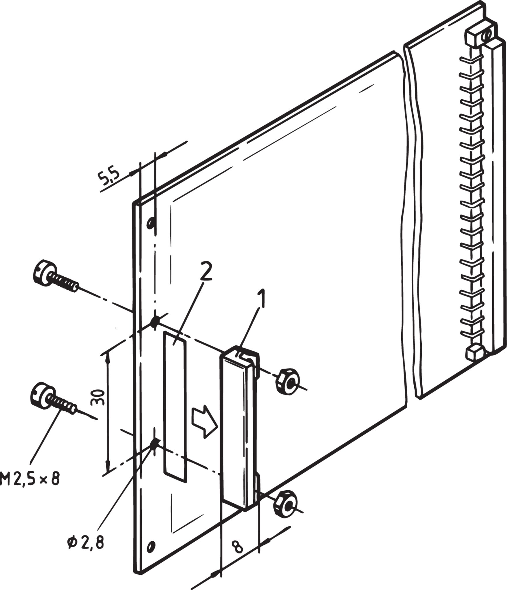 nVent SCHROFF Red Locking Handle, PCB Handle