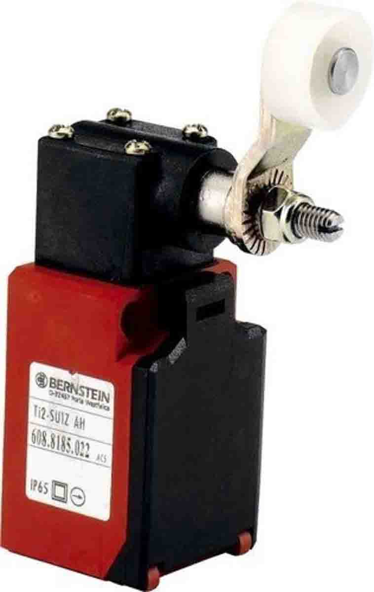 Bernstein AG TI2 Series Roller Lever Limit Switch, DPST, IP65, Fibreglass Reinforced Thermoplastic Housing, 240V ac, 10A