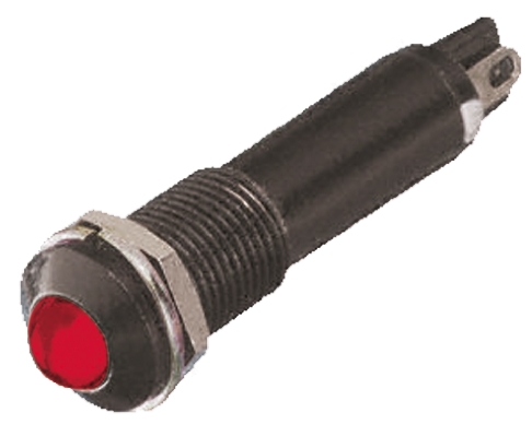 Dialight Red Indicator, 24V dc, Solder Tab Termination