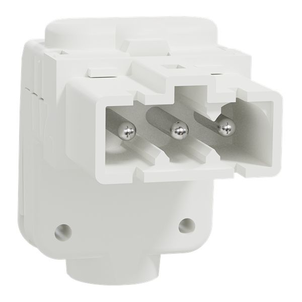 Schneider Electric Unica system+ Series Connector, 1P + N + E-Pole, Male, Screw Mount, 16A