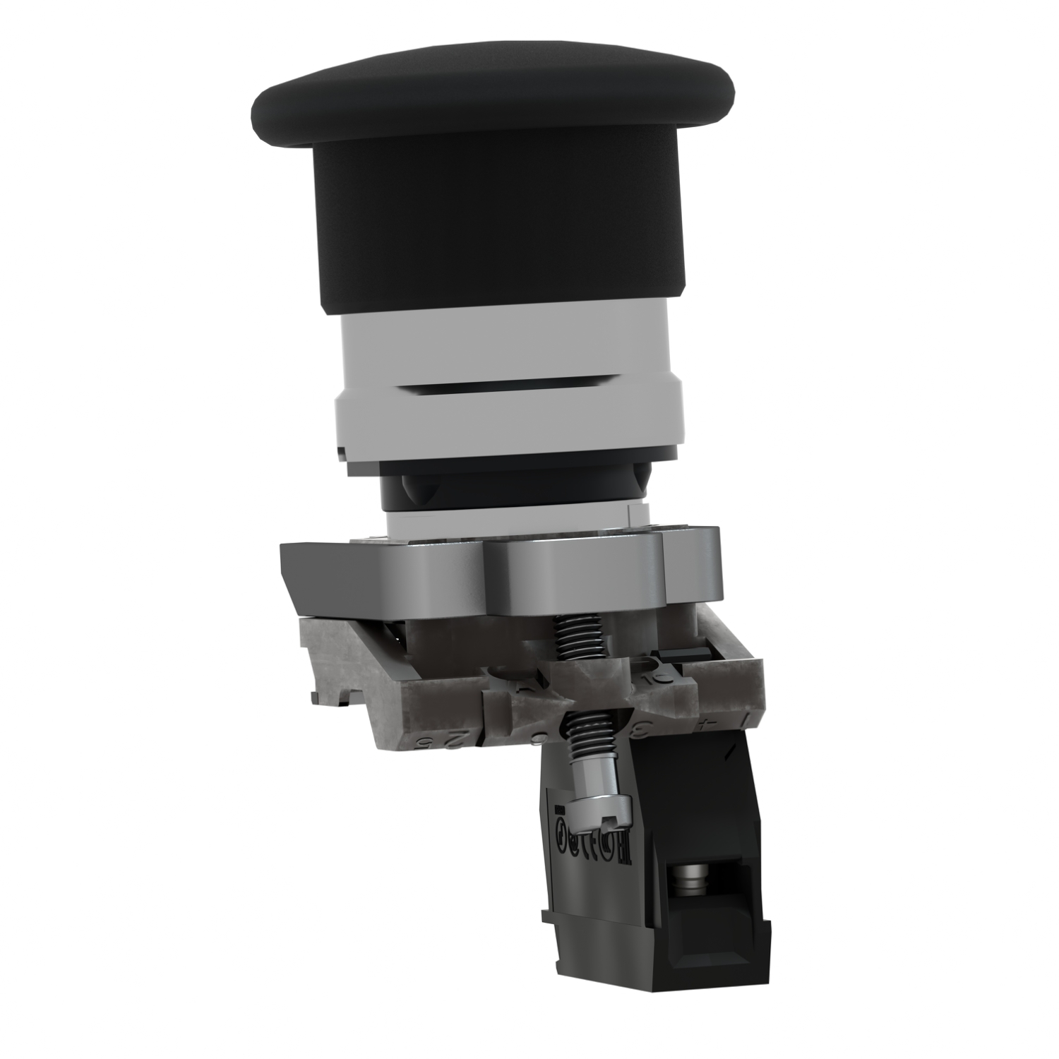 xb4bc21 Schneider Electric Harmony XB4 Black Push Button NO Spring Return