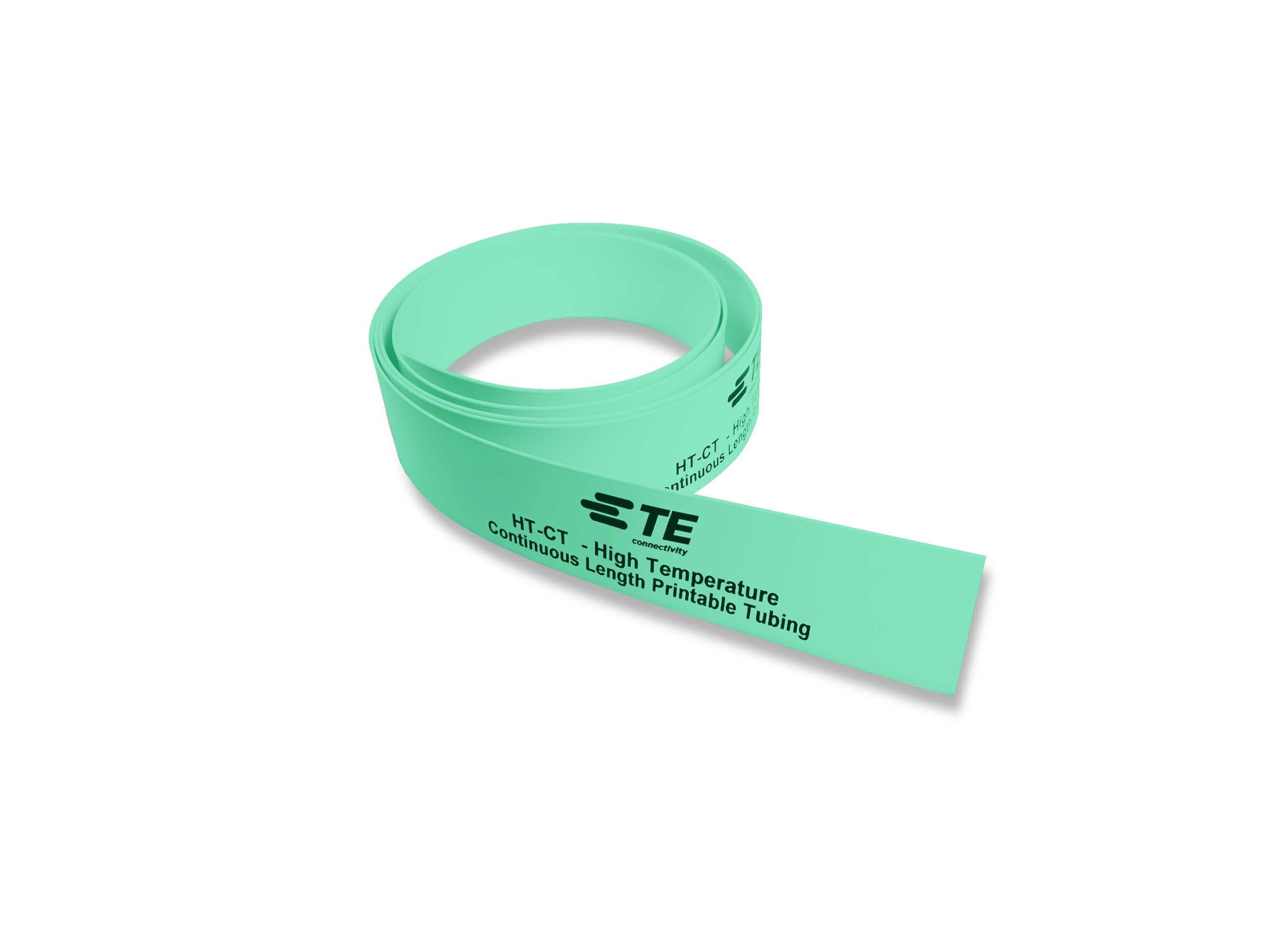 TE Connectivity Cross Linked Polyolefin Green Cable Sleeve, 50m Length, HT-CT Series
