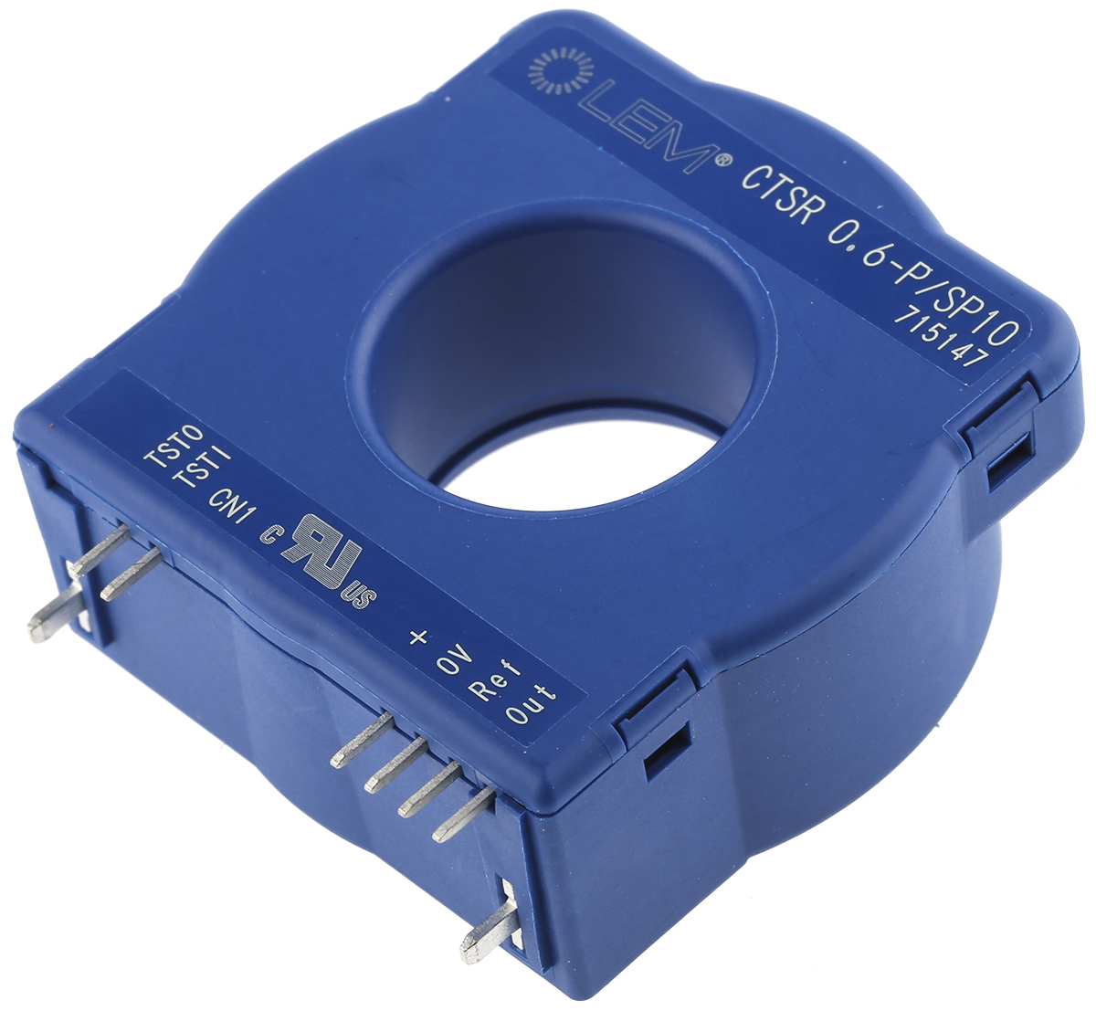 ctsr-06-p LEM CTSR Series Current Transformer, 21.6A Input, 21.6:1, 600 mA Output, 20.3mm Bore, 4.75 → 5.25 V
