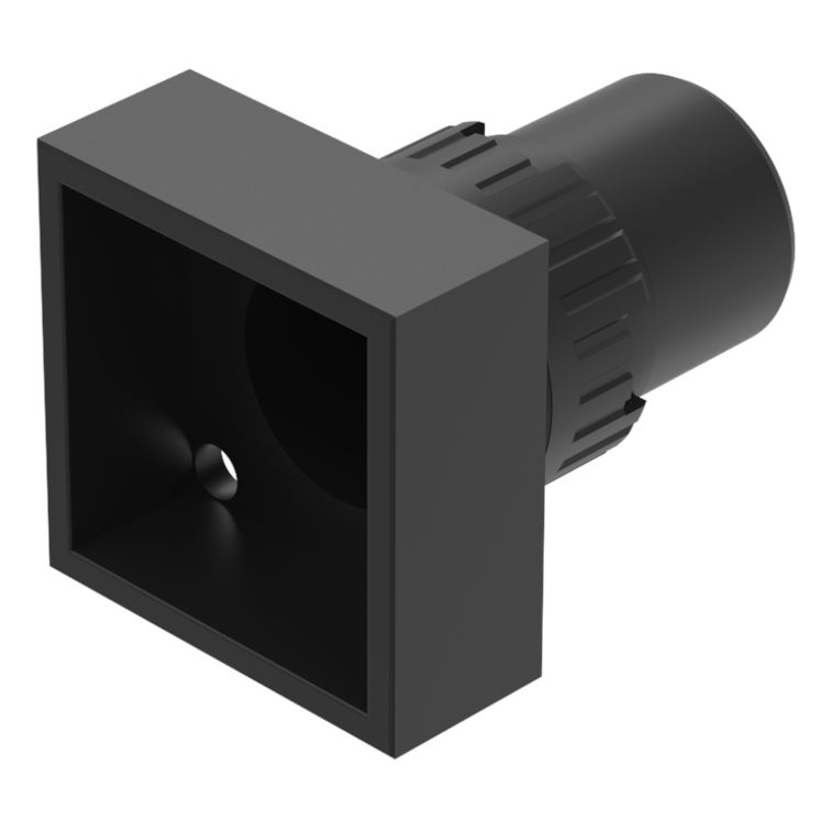 EAO Black Push Button Selector