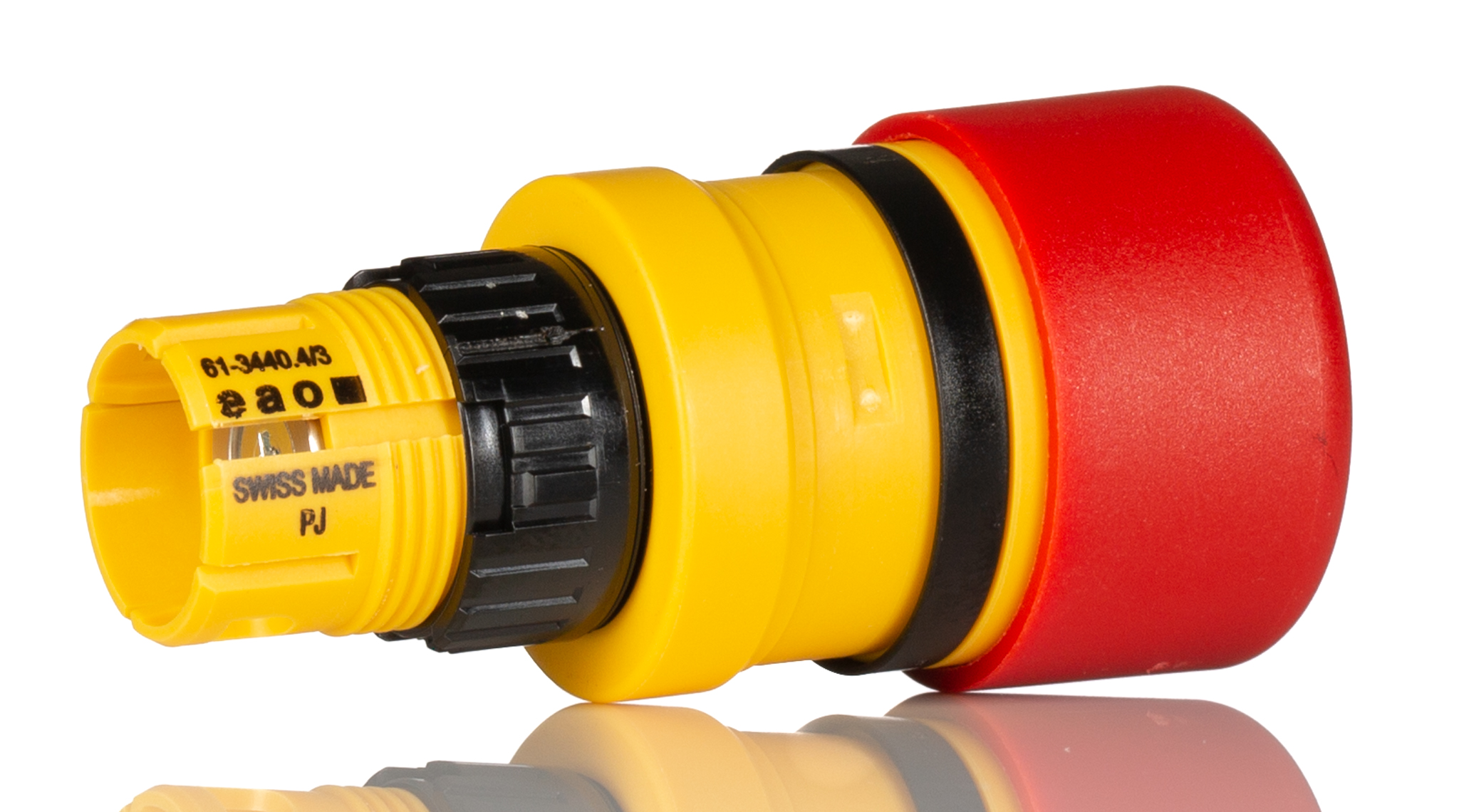 61-344043 EAO 61 Series, Twist Release, Emergency Stop Push Button Head 27 mm Diameter