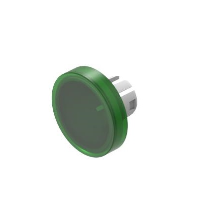 EAO Indicator Lens Flat Style, Clear, 15.8 mm diameter