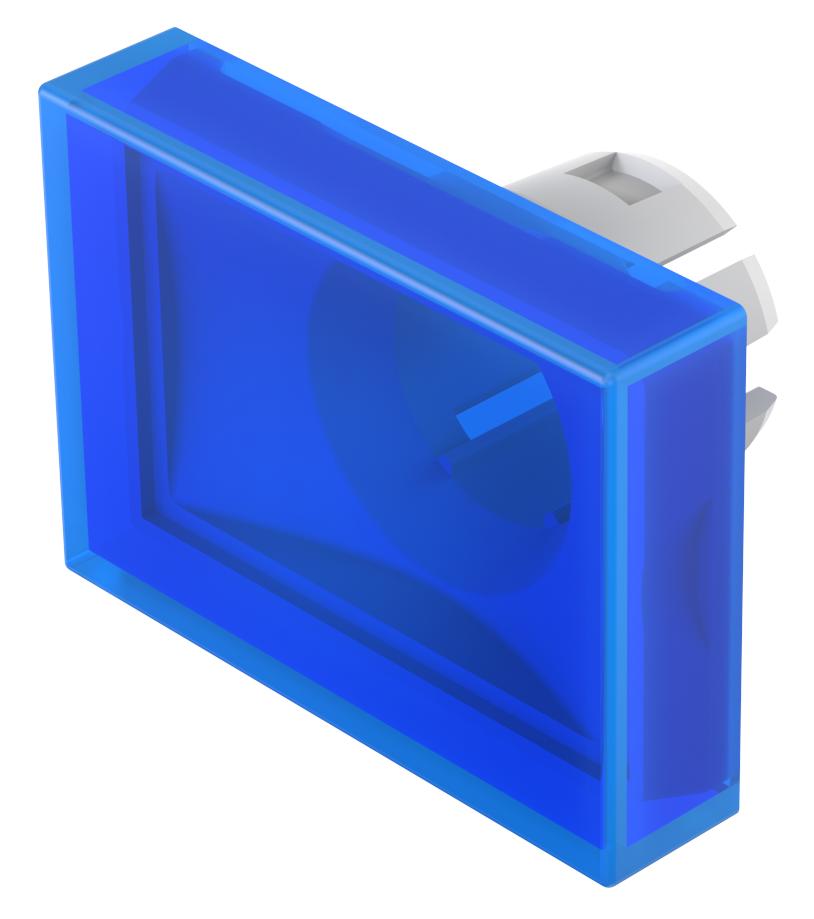 EAO Indicator Lens Flat Style, Blue, 21.5 mm Long