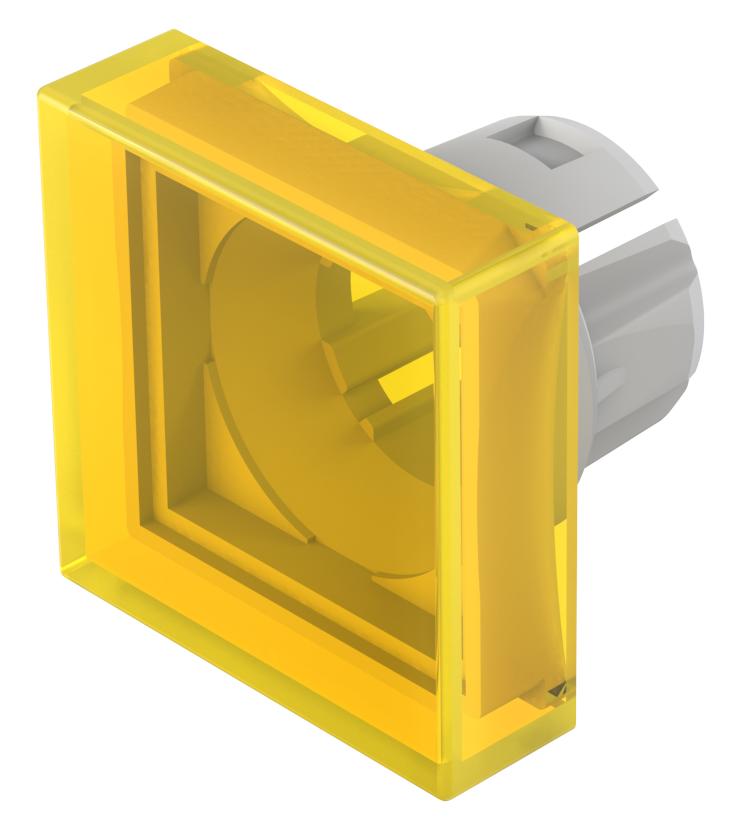 EAO Indicator Lens Flat Style, Yellow, 20 mm Long