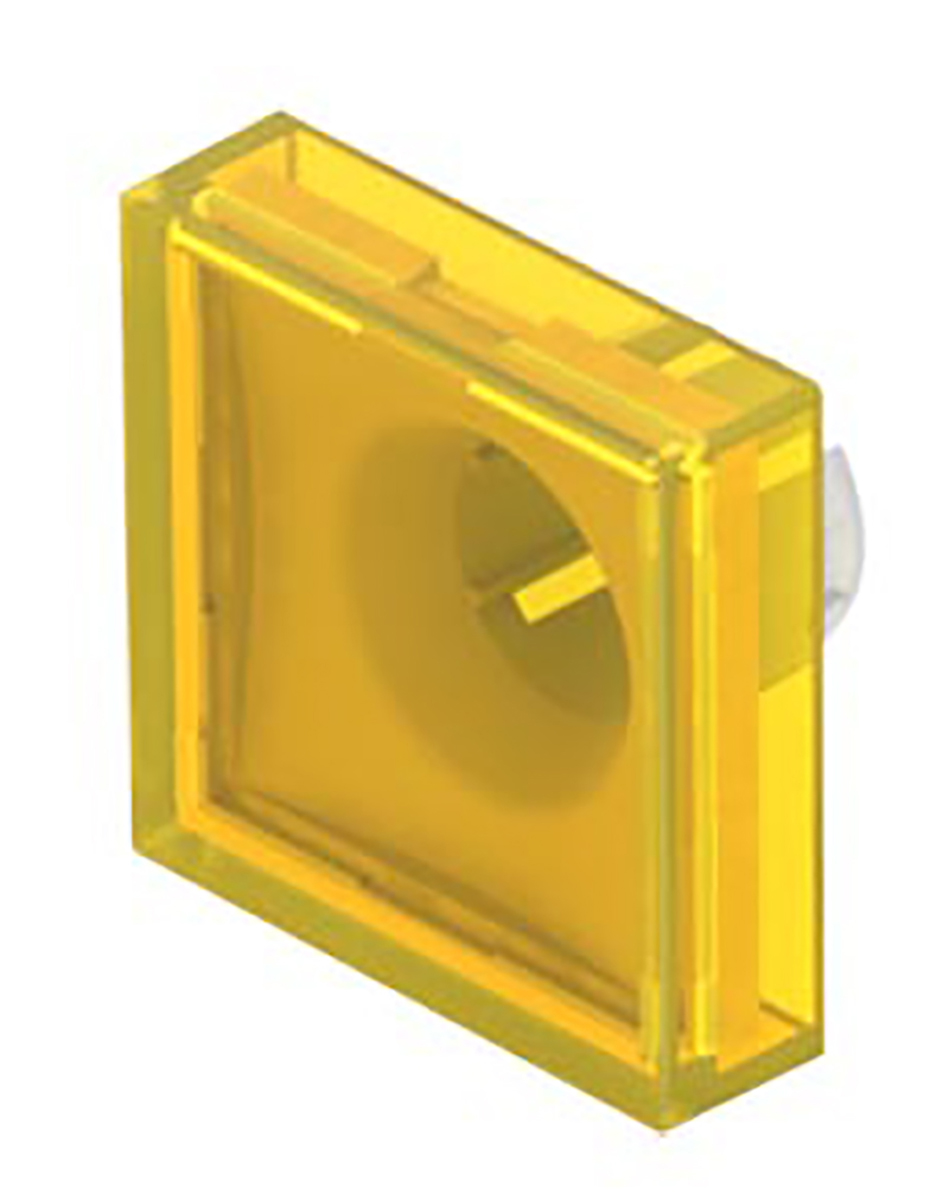 EAO Yellow Square Modular Switch Lens for Use with Series 61 Switch