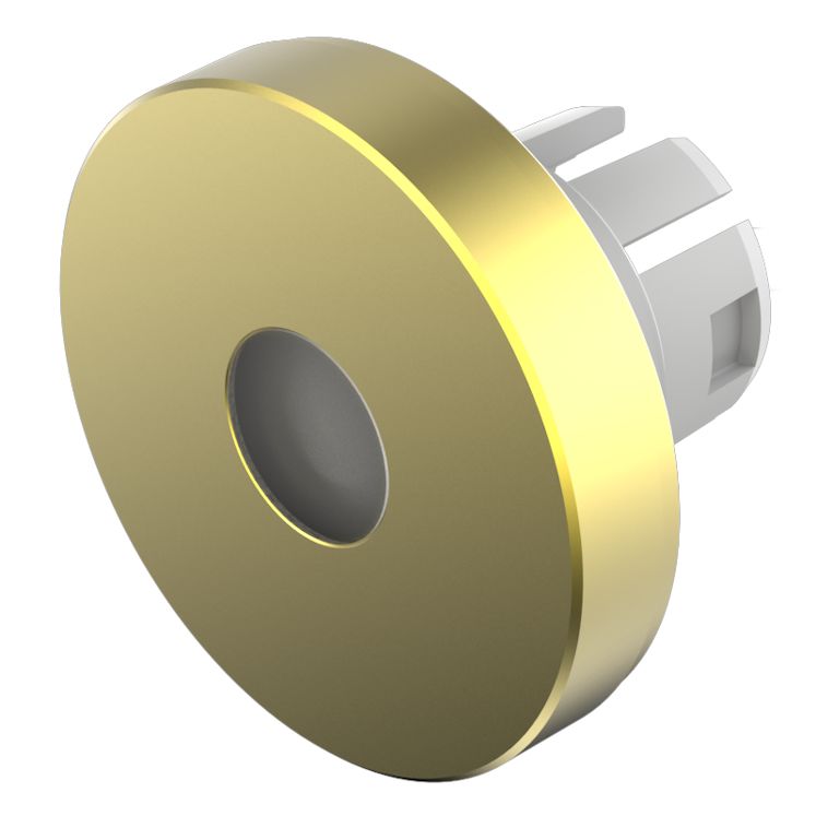 EAO Indicator Lens Round Style, Gold, 19.7 mm diameter