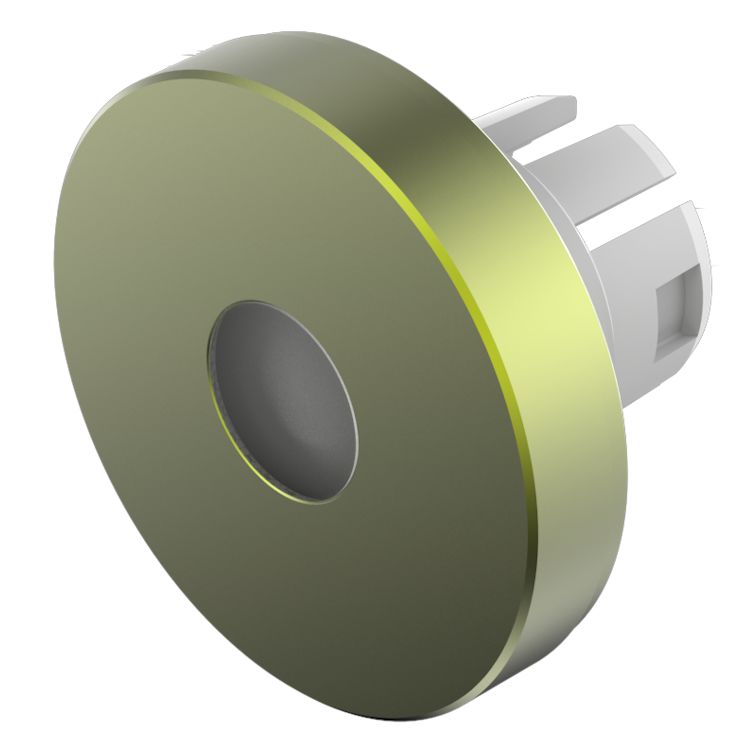 EAO Indicator Lens Round Style, Green, 19.7 mm diameter