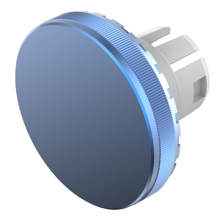 EAO Indicator Lens Round Style, Blue, 19.7 mm diameter