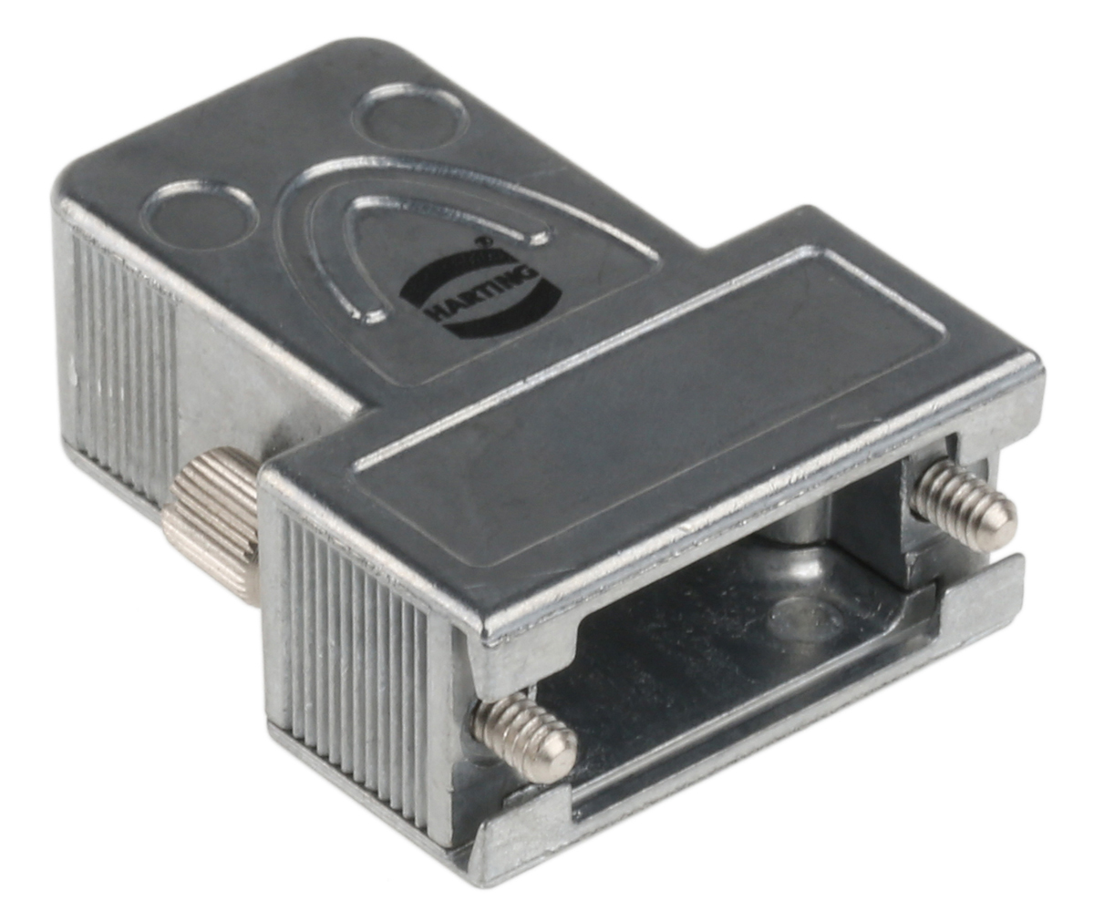 HARTING D-Sub Series Metal Straight D-Sub Backshell, 9 Way Strain Relief