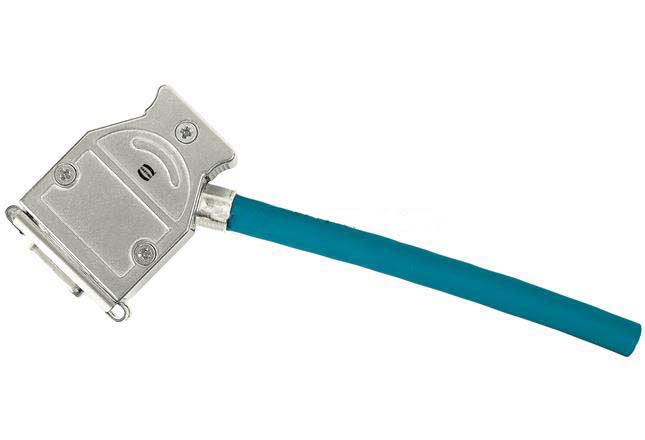 HARTING Metal Angled, Straight D-Sub Backshell, 15 Way Strain Relief