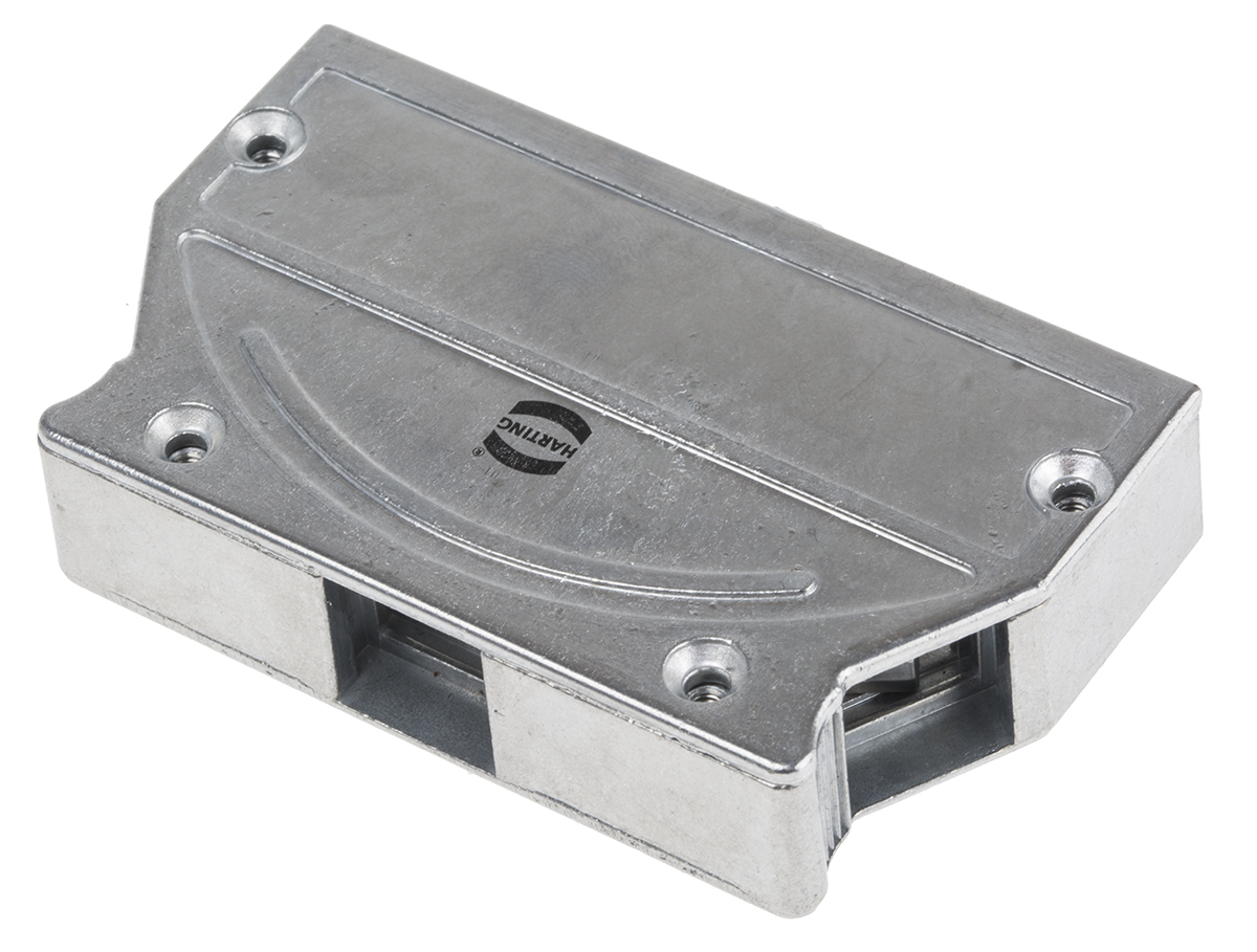 HARTING Metal Angled, Straight D-Sub Backshell, 37 Way Strain Relief