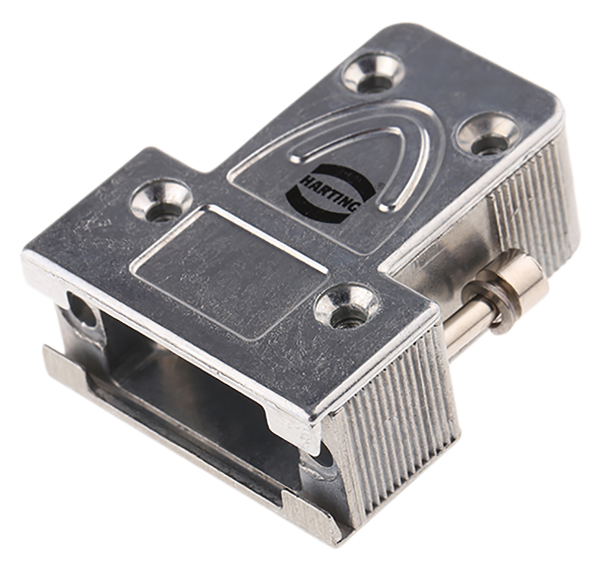 61030012010 HARTING D-Sub Series Metal Straight D-Sub Backshell, 9 Way Strain Relief