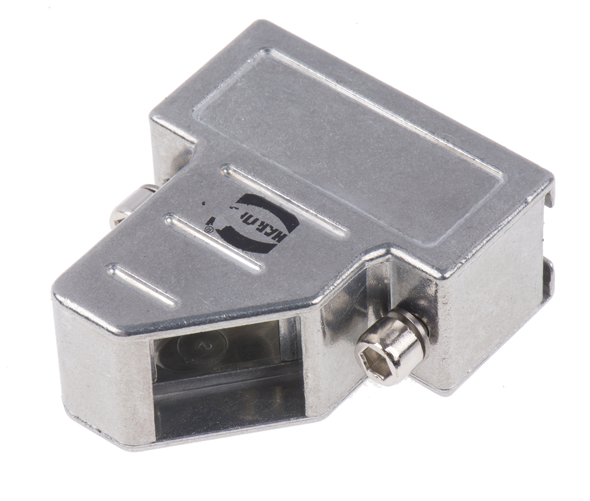 61030012013 HARTING D-Sub Series Metal Right Angle D-Sub Backshell, 9 Way Strain Relief