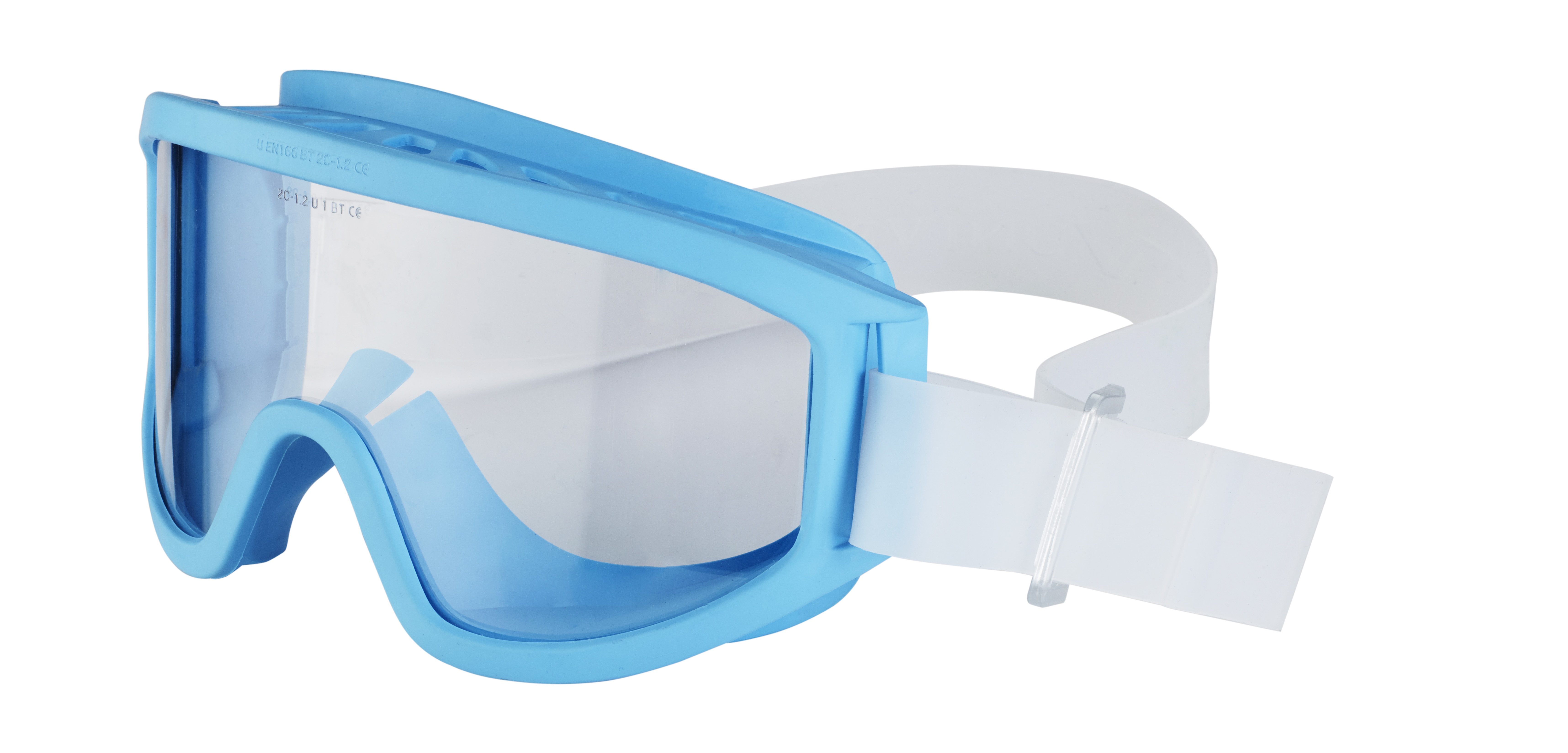 Univet 611 Anti-Fog, Anti-Fog Coating, Heat Resistant, Uv380, Anti-Scratch Safety Goggles with Clear Lenses
