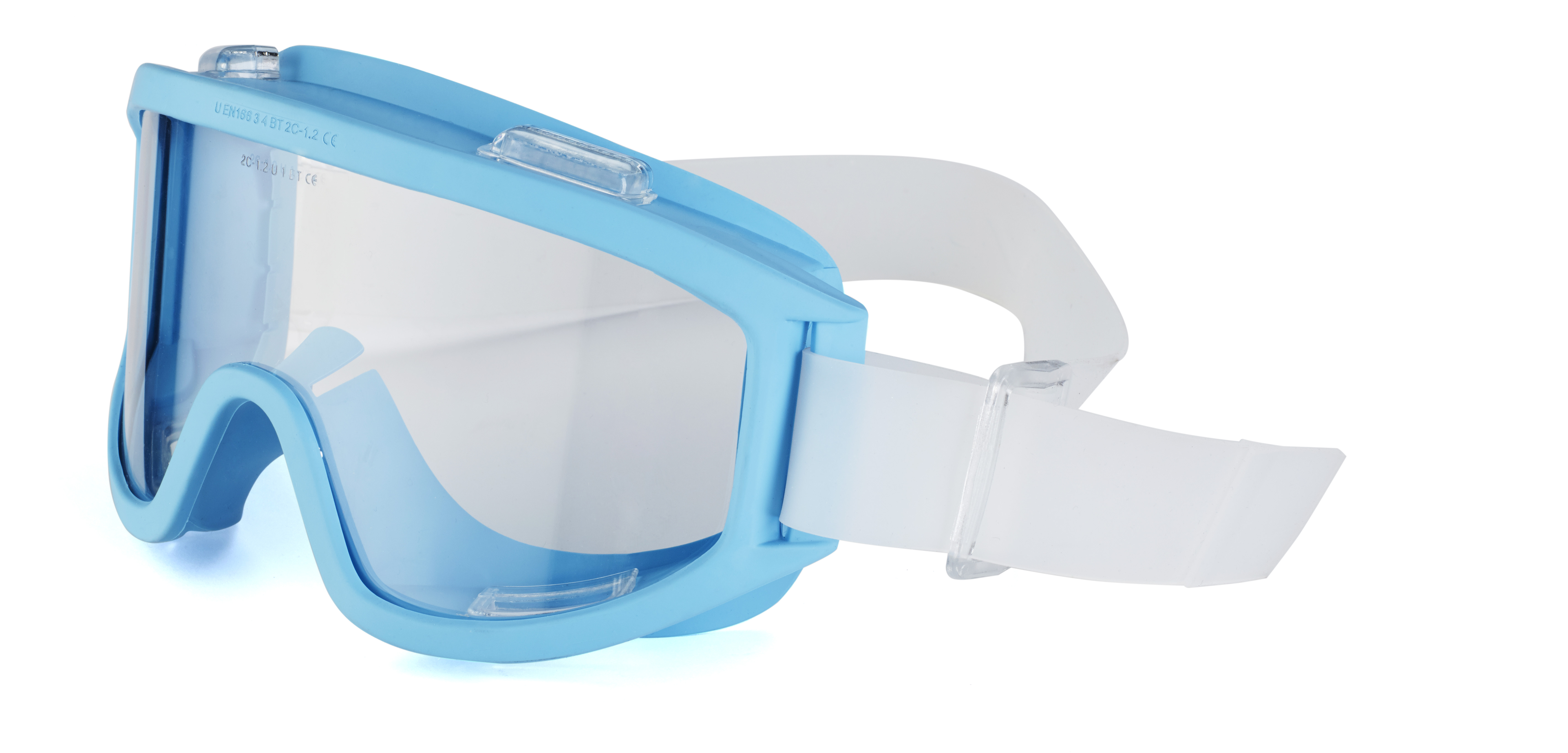 Univet 611 Anti-Fog Coating, Anti-Scratch, Heat Resistant Safety Goggles with Clear Lenses