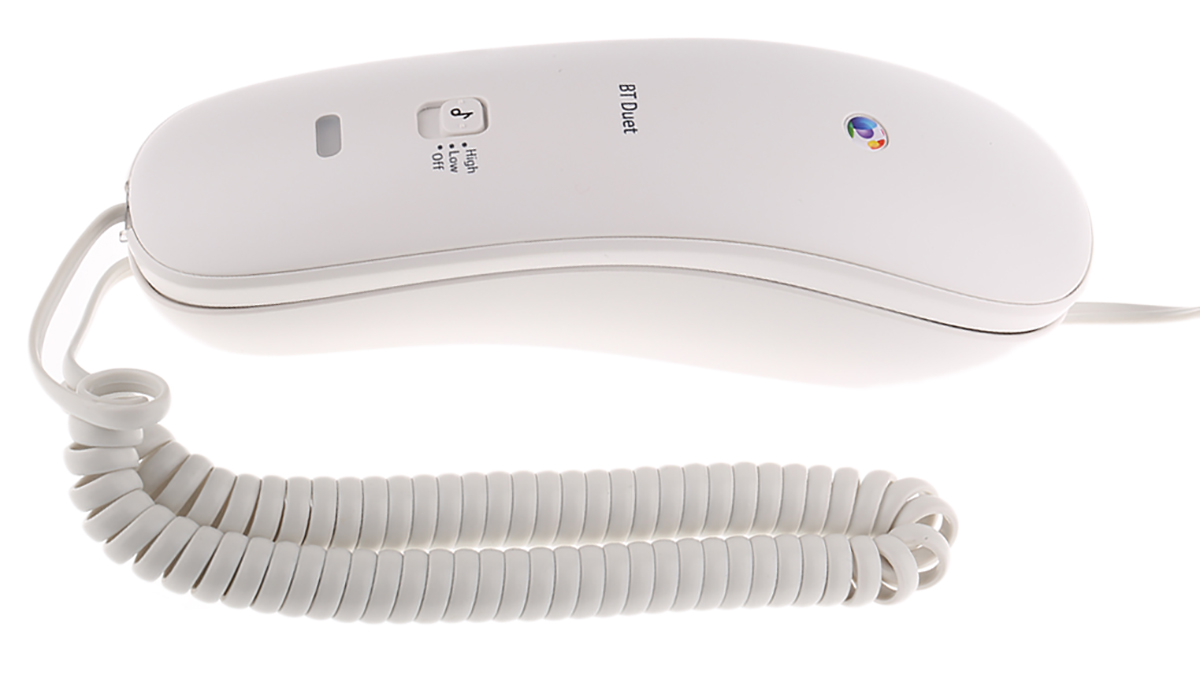 BT Duet 210 Corded White Telephone