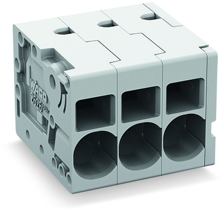 WAGO PCB Terminal Block, 5-Contact, 7.5mm Pitch, Feed Through Mount, 1-Row