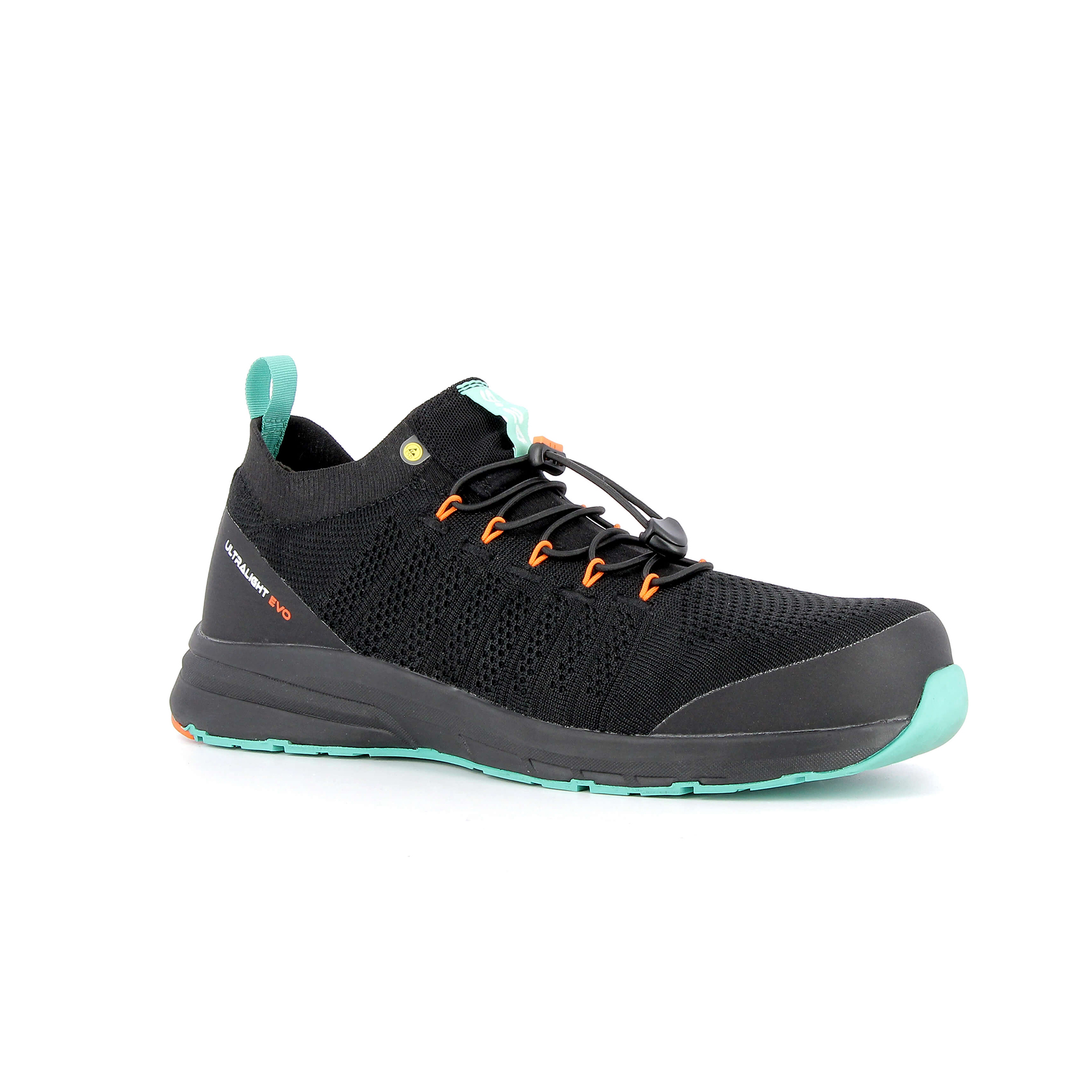 S.24 LUNAR 400 Unisex Black Fibreglass Safety Shoes, UK 6, EU 40