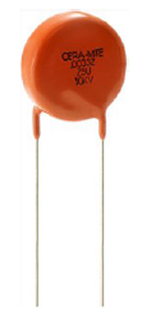Vishay Single Layer Ceramic Capacitor 1 nF 15kV dc -20 to 80 % Y5U Dielectric, 615R, Through Hole 105 °C Max Op. Temp.