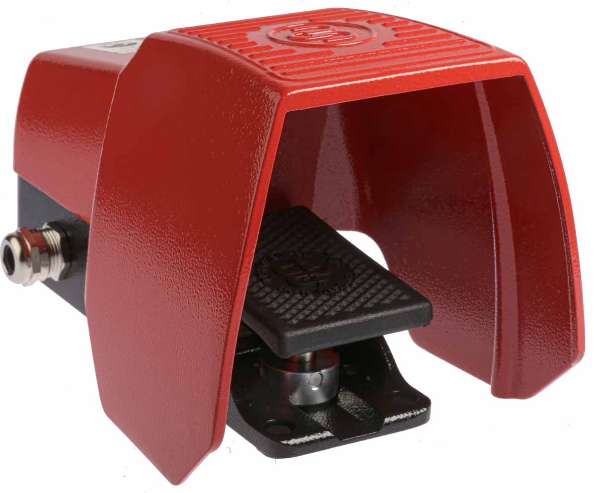 Bernstein AG Momentary Foot Switch - 2 NO/1 NC Aluminium 10 A Contact Current, 400 V ac Contact Voltage