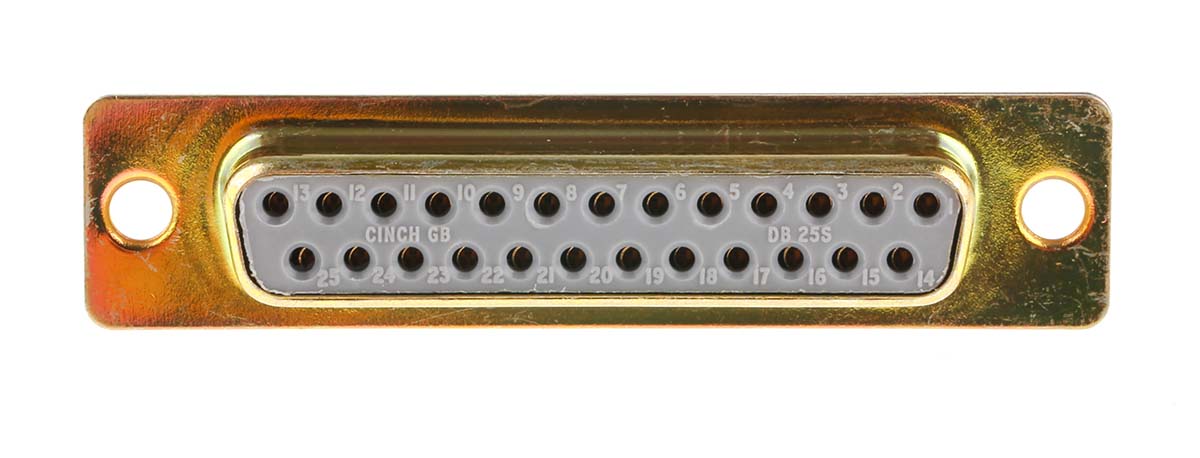 466-220 RS PRO 25 Way Panel Mount D-sub Connector Socket, 2.77mm Pitch