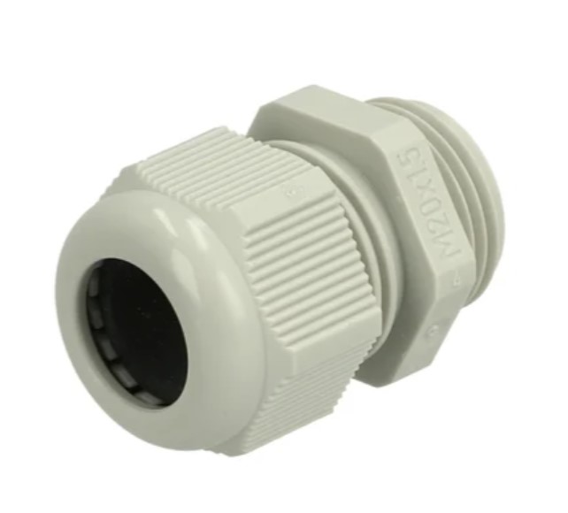 Fibox GPA Series Light Grey Polyamide Cable Gland, M20 Thread, 8mm min., 13mm max., IP68