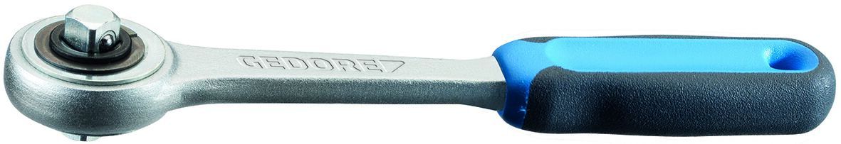 Gedore 1/4 in Ratchet Handle with Ratchet Handle, 130 mm Overall