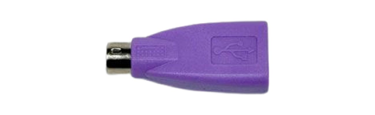 Cherry USB Type A to Female to PS2 Male Adapter