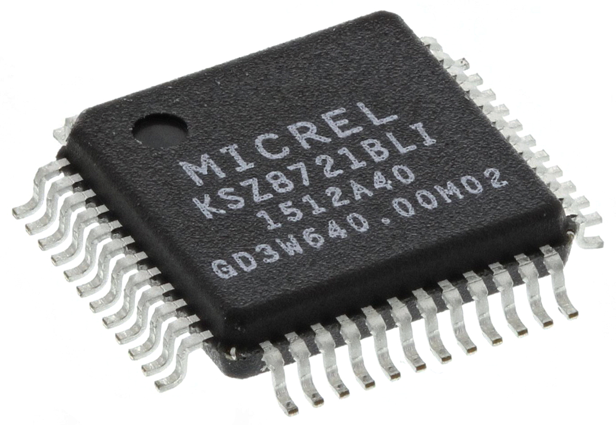 Microchip , 1-Channel Ethernet Transceiver 48-Pin LQFP, KSZ8721BLI