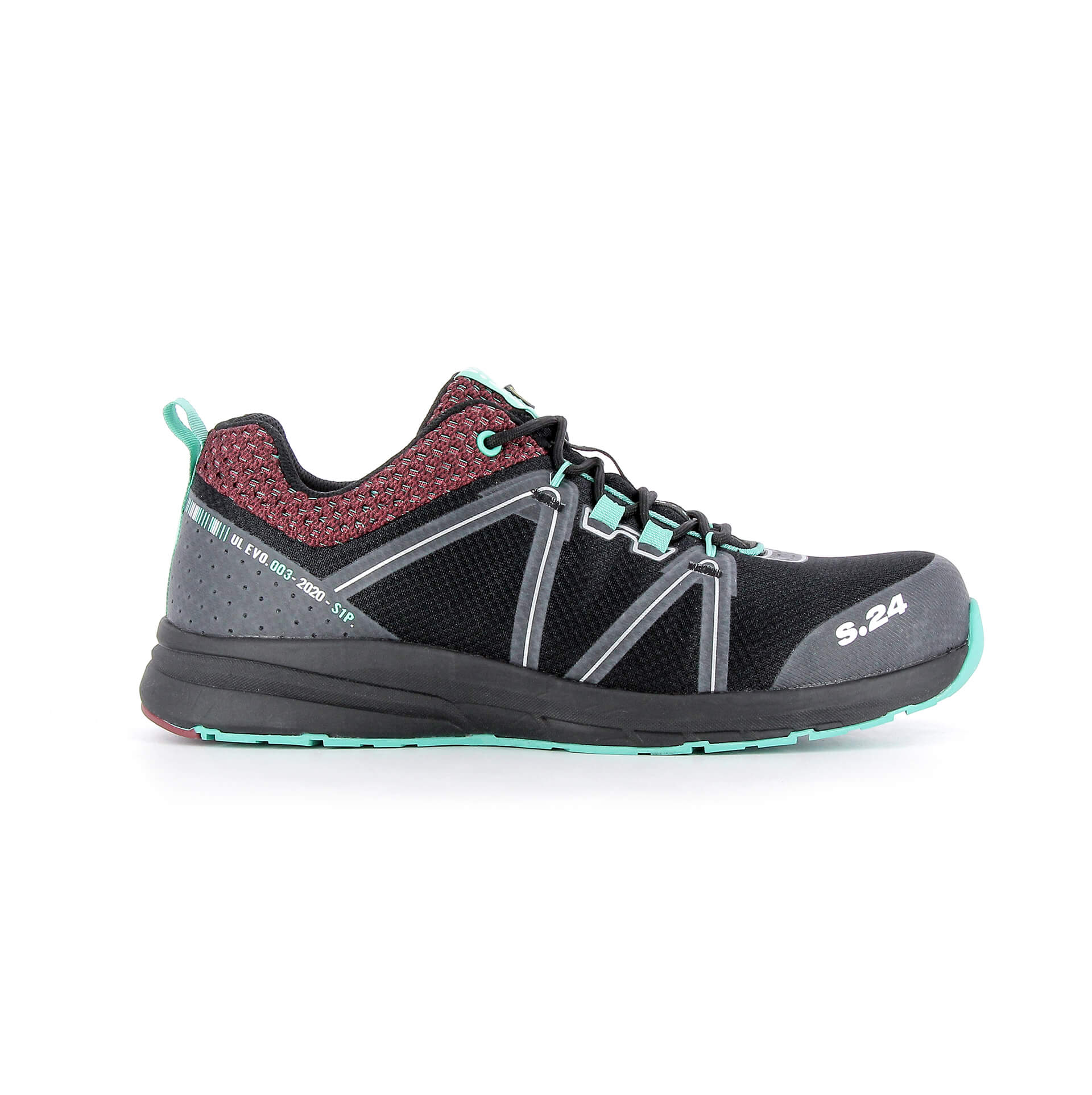 S.24 Phantom S1P Unisex Black Fibreglass Shoes, UK 10, EU 44