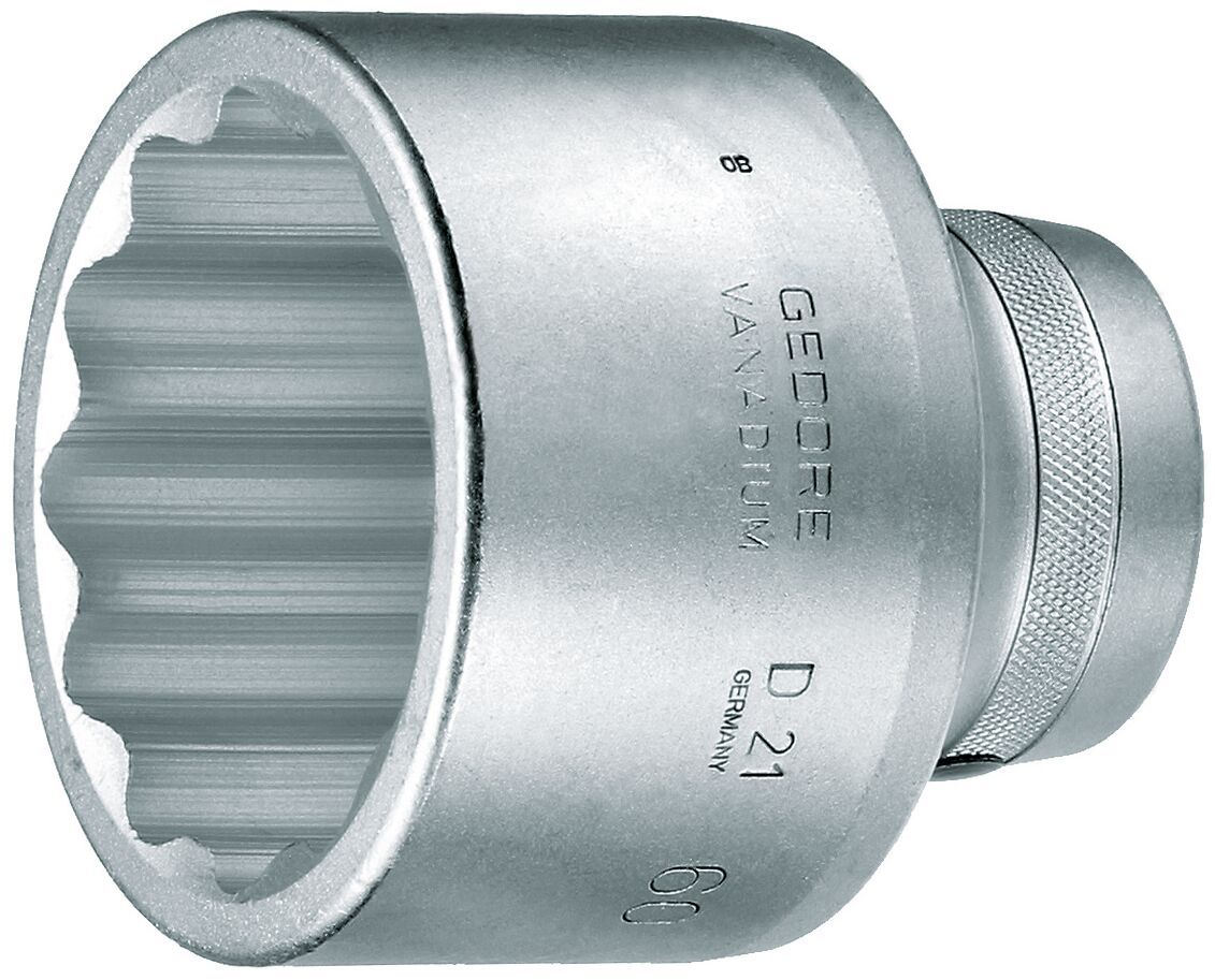 Gedore 1 in Drive 65 mm Bi-Hexagonal Square, 88mm Overall Length