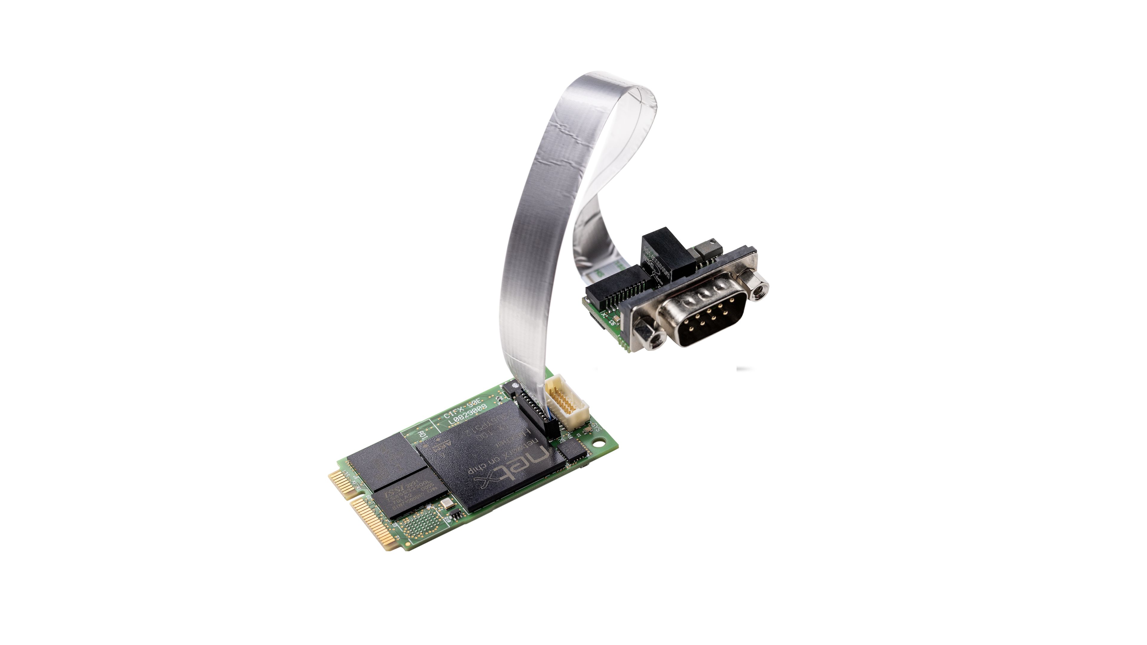 Hilscher 1 Mini PCI Express D-sub, 9 Pin Serial Card