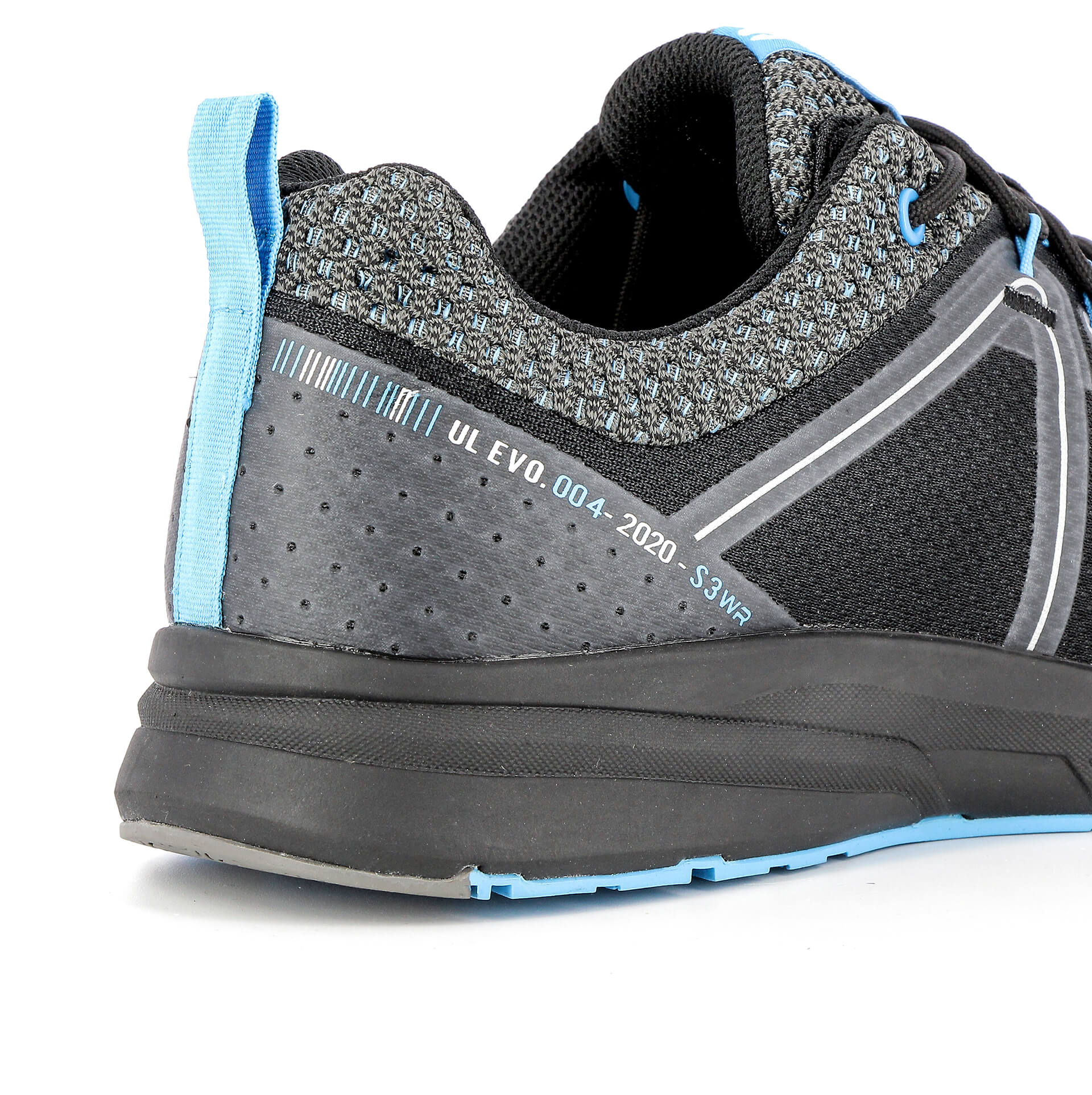 6182-9 S.24 Shadow S3 Unisex Black, Blue Fibreglass Shoes, UK 9, EU 43