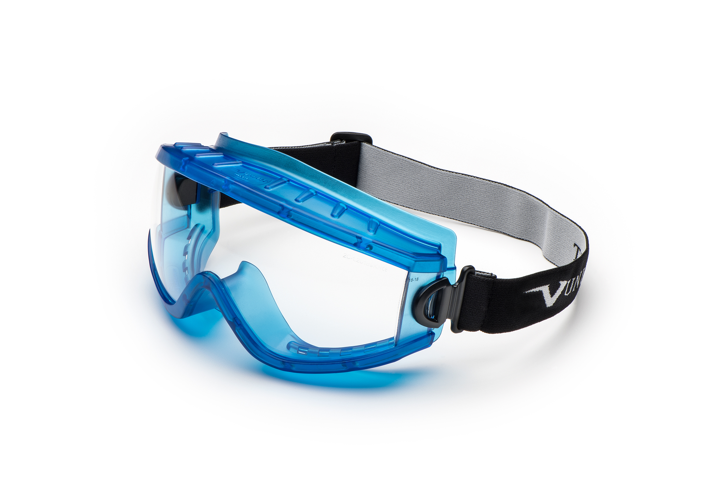 Univet 619 PC Anti-Fog Coating, Anti-Scratch Safety Goggles with Clear Lenses