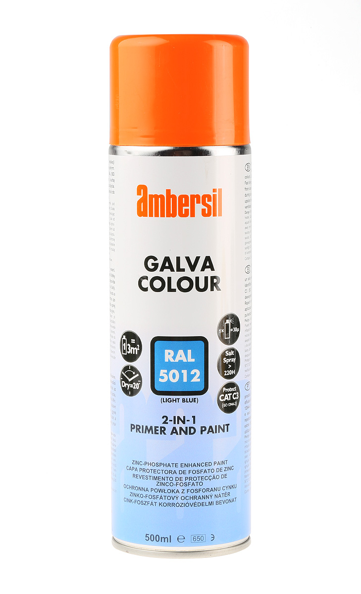 Ambersil 500 ml RAL 5012 Blue Satin Spray Paint