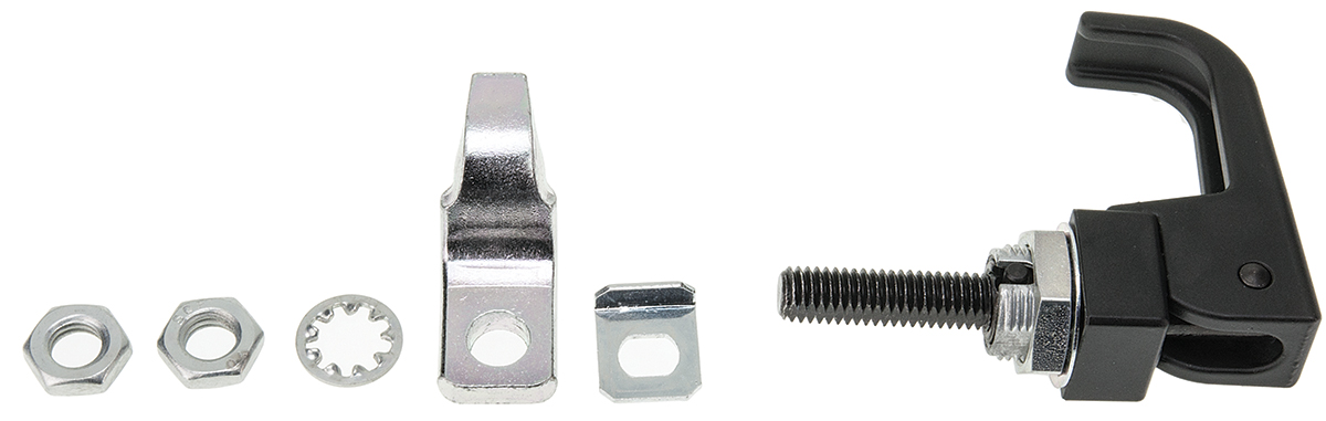 62-10-25 Southco Black Zinc Locking Handle, Compression Latch