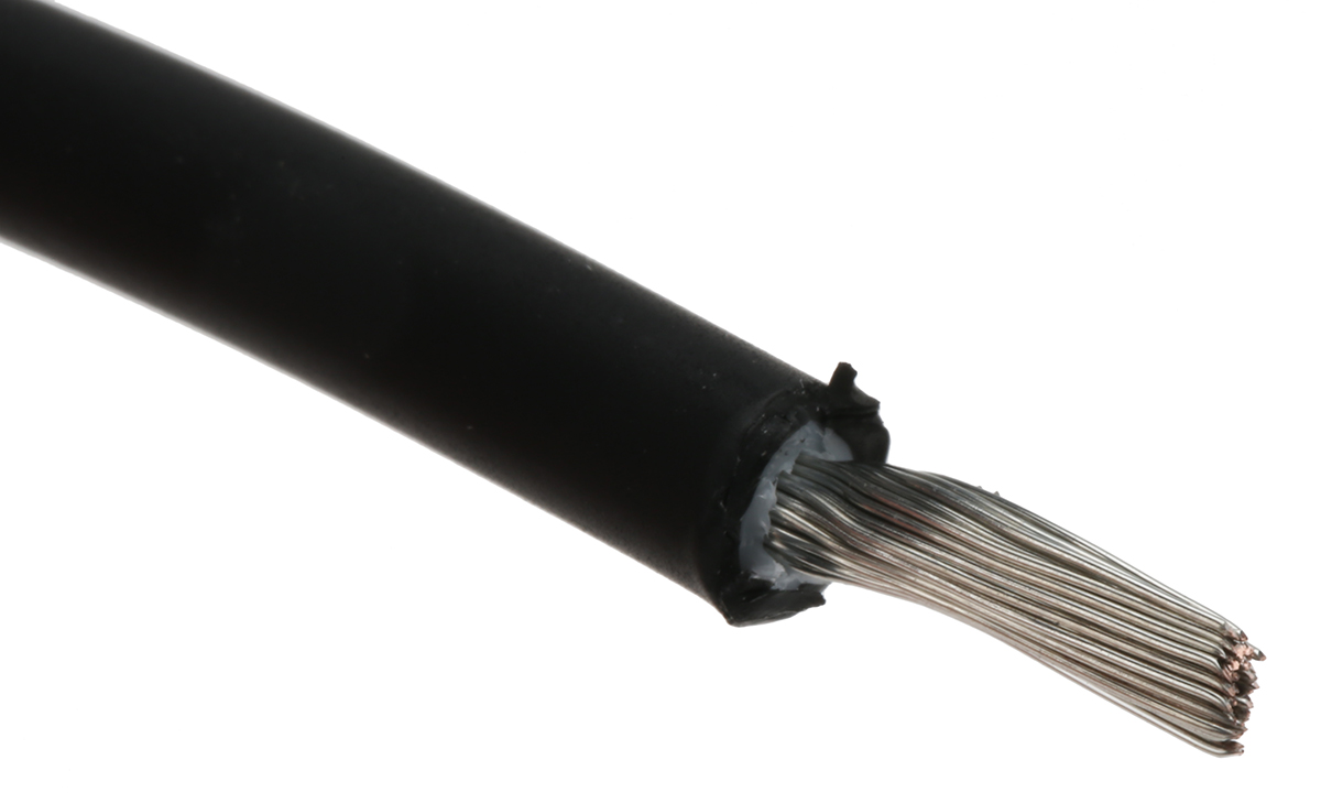 Staubli Solar Cable 4 mm² CSA Halogen Free, Flame Retardant, 90 °C, -40 °C Black