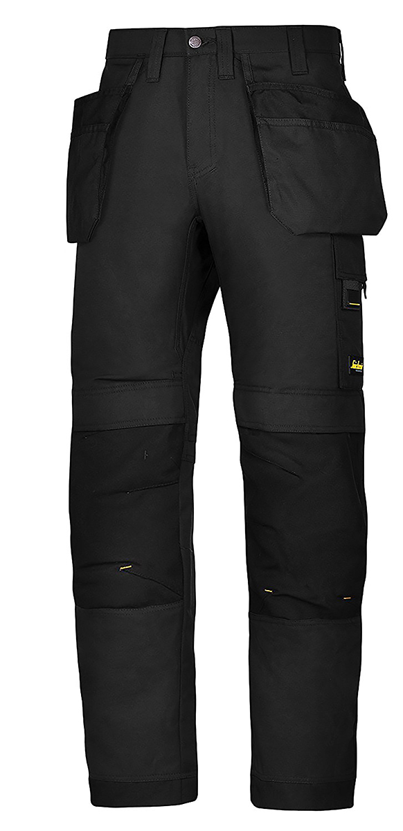 Snickers 6201 AllRoundWork Men's Work Trouser Black 35 in Waist 35in Leg