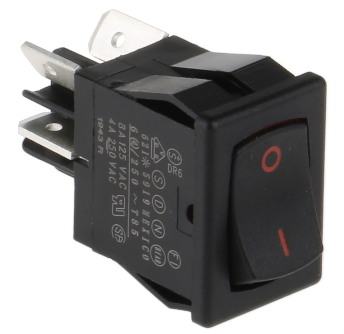 Carlingswitch DPST, On-Off On-None-Off Rocker Switch Panel