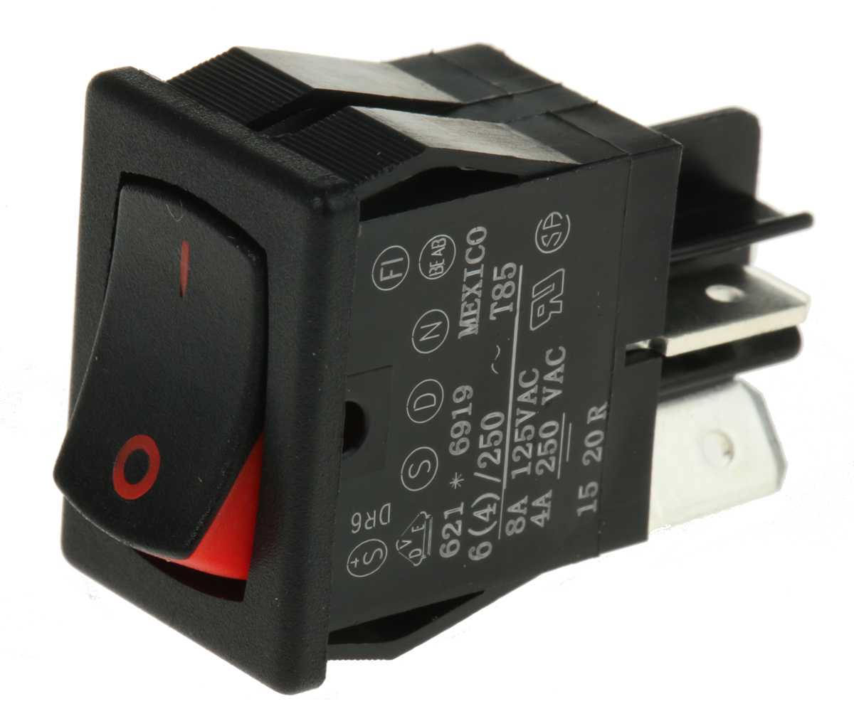 Carlingswitch SPST, On-Off On-None-On Rocker Switch Panel