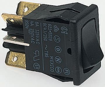 Carlingswitch SPDT, On-On On-None-On Rocker Switch Panel