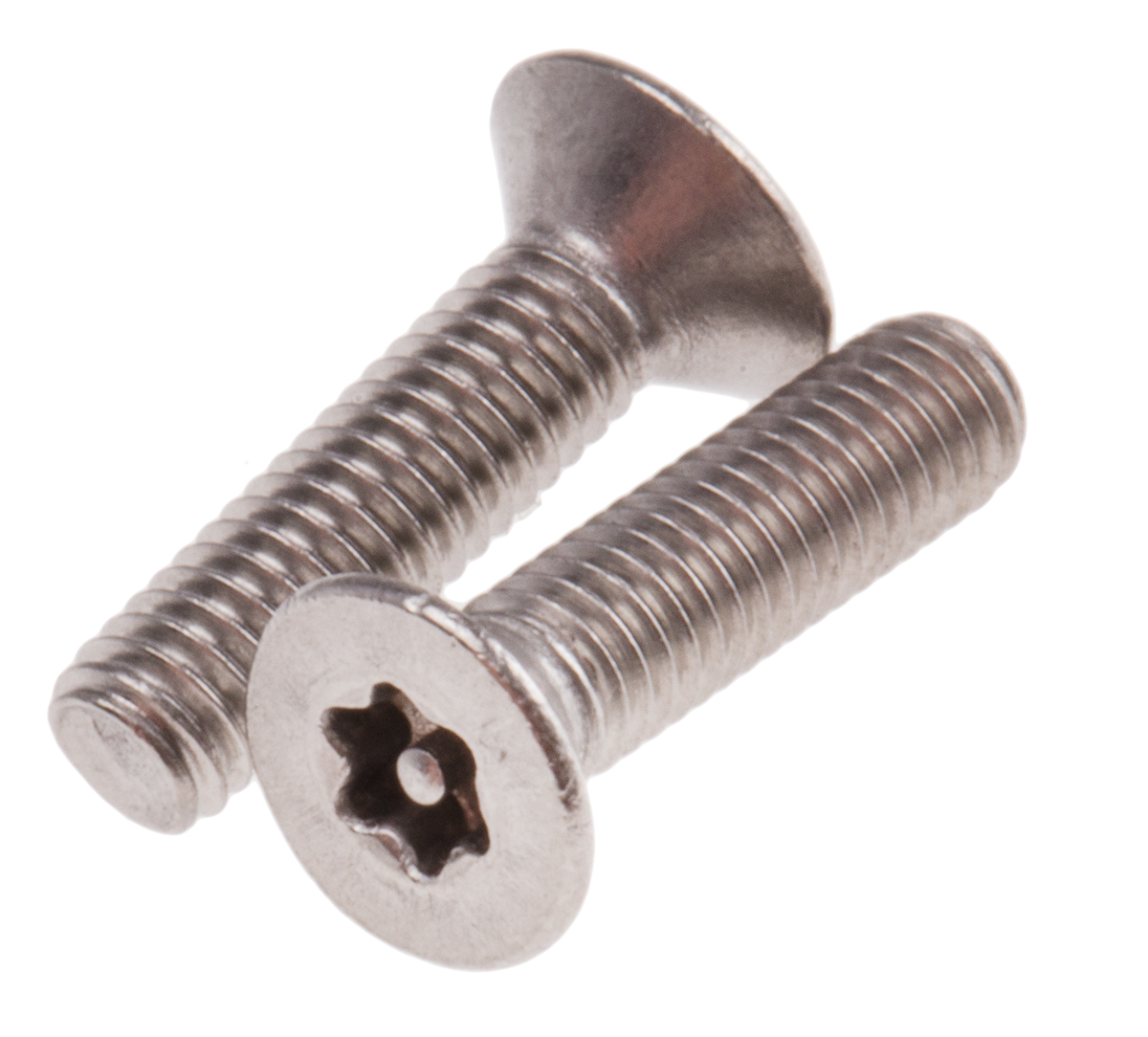 RS PRO Plain Stainless Steel Countersunk Tamper Proof Security Screw, M3 x 12 mm