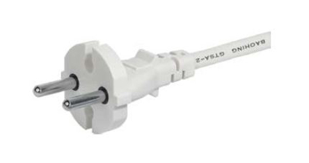 60512813 Schurter IEC C17 Socket to CEE 7/17 Plug Power Cord, 2m