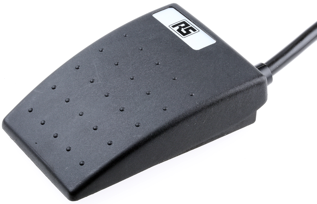 Herga General Purpose Momentary Foot Switch - SPDT Thermoplastic 0.13A Contact Current, 250 V ac Contact Voltage