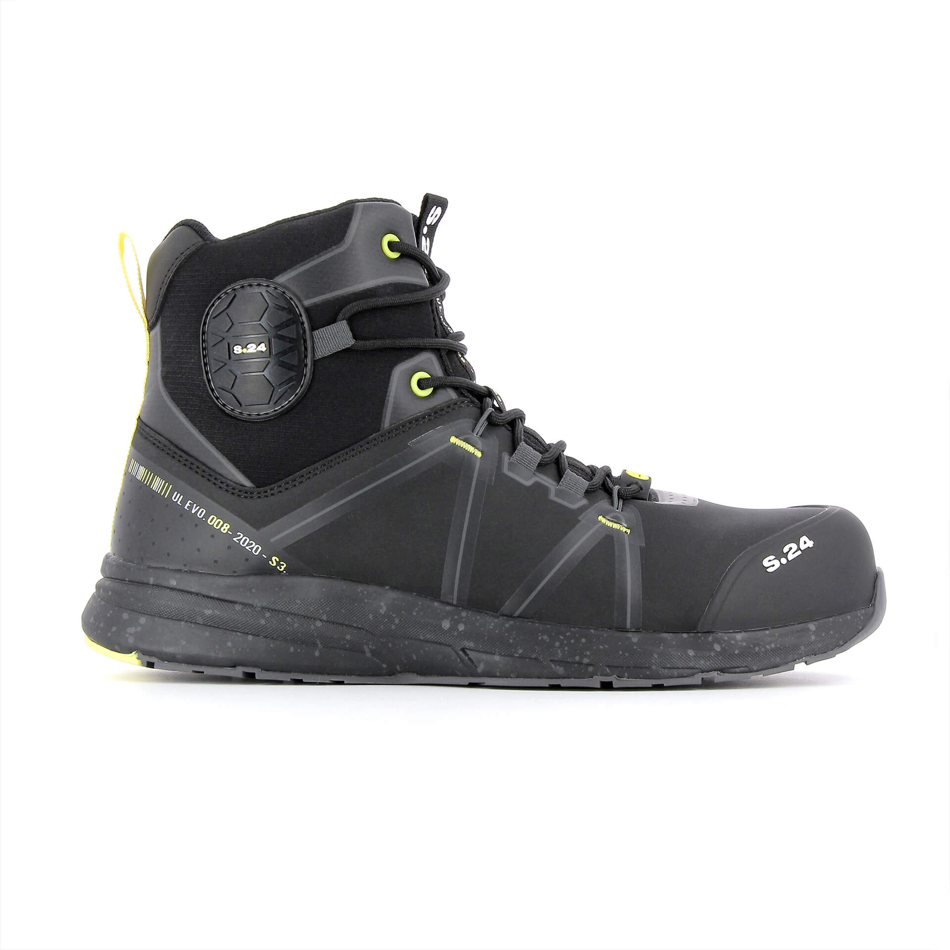 S.24 Rocket S3L Unisex Black Fibreglass Shoes, UK 10, EU 44