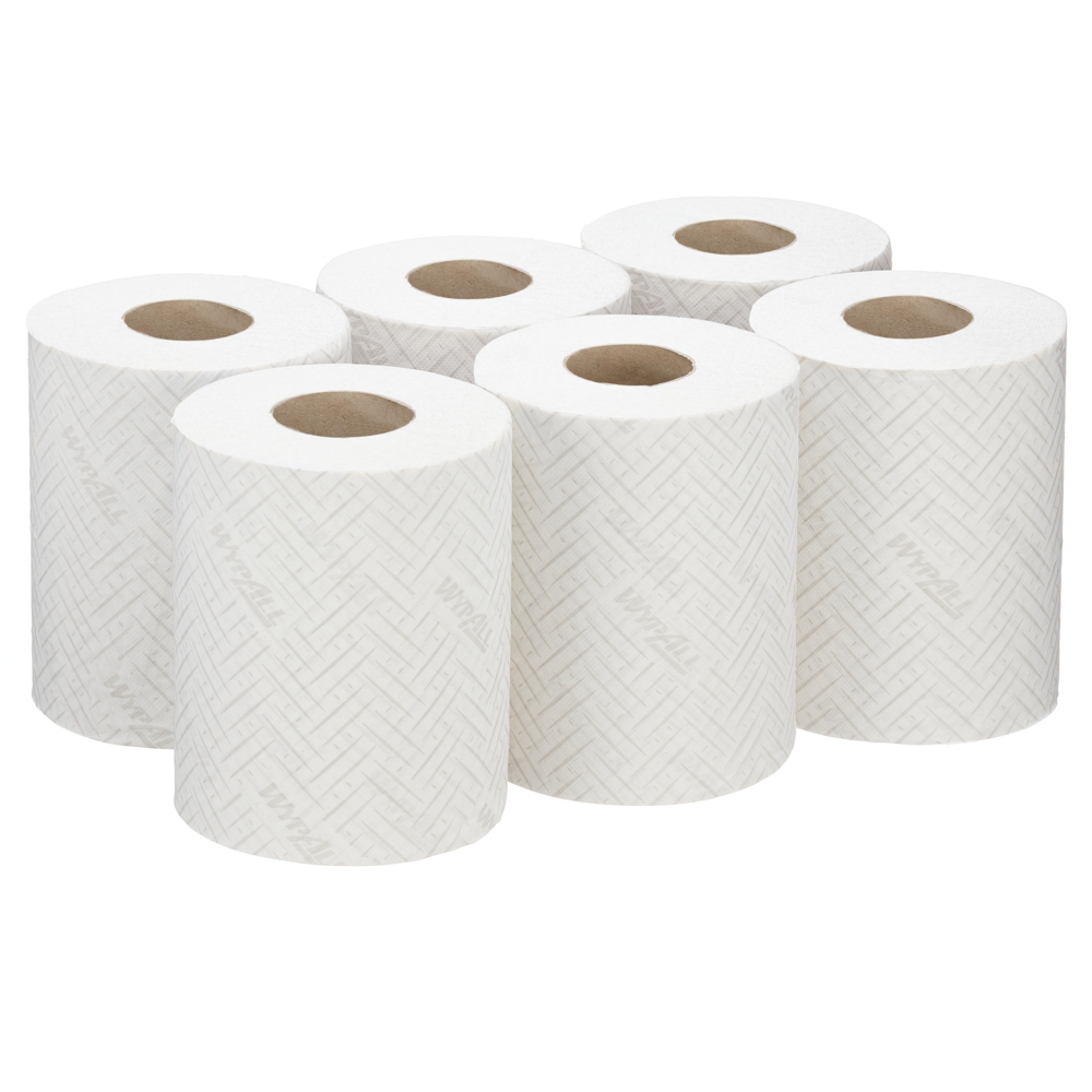6222 WYPALL WypAll Roll Paper Towel, 380 x 183 mm, 1 Ply, 2580 Sheets
